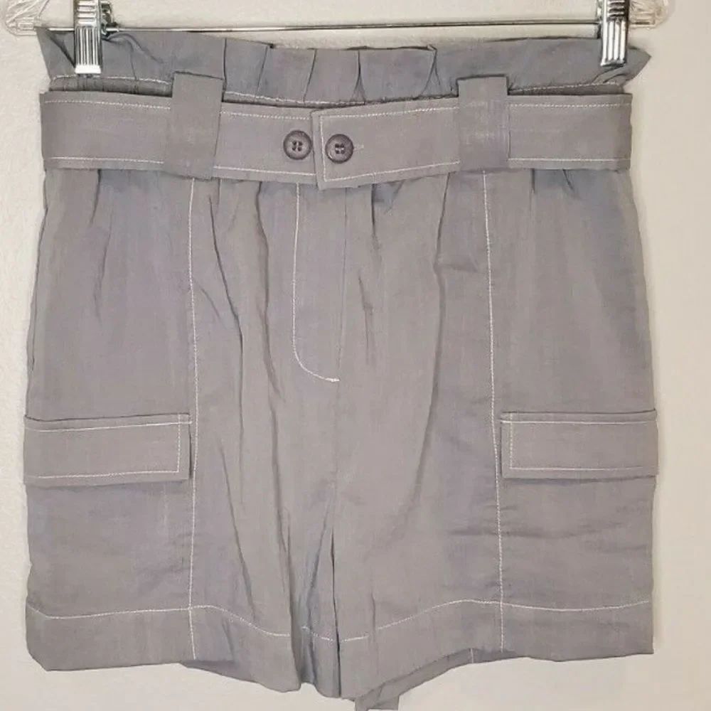Moon River Anthropologie Size X Small Women's Shorts Blue Paperbag Waist